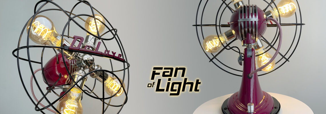 Fan Of Light by Mark Allen Lee, One Of A Kind Design
