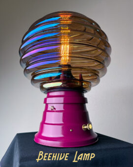 Beehive Lamp by Mark Allen Lee, One Of A Kind Design