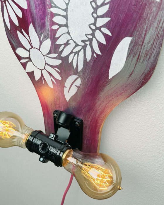 Electric Bloom SkateLight by Mark Allen Lee, One Of A Kind Design