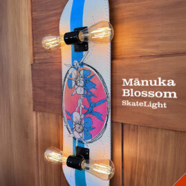 Mānuka Blossom SkateLight by Mark Allen Lee, One Of A Kind Design