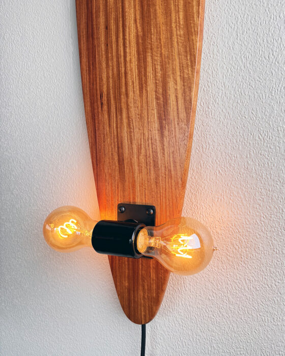 Rosewood Pintail SkateLight by Mark Allen Lee, One Of A Kind Design