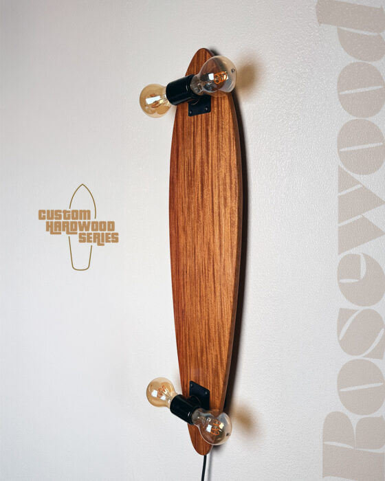 Rosewood Pintail SkateLight by Mark Allen Lee, One Of A Kind Design