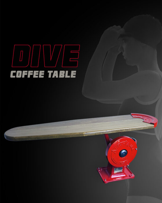'Dive' Coffee Table by Mark Allen Lee, One Of A Kind Design
