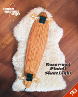 Rosewood Pintail SkateLight by Mark Allen Lee, One Of A Kind Design