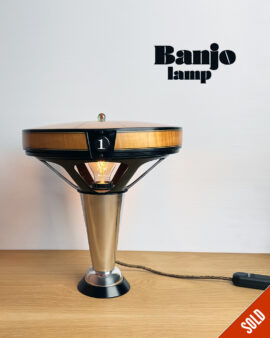 Banjo Lamp by Mark Allen Lee, One Of A Kind Design